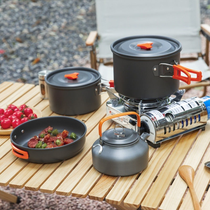 Portable Multi-Person Camping Cookware Set
