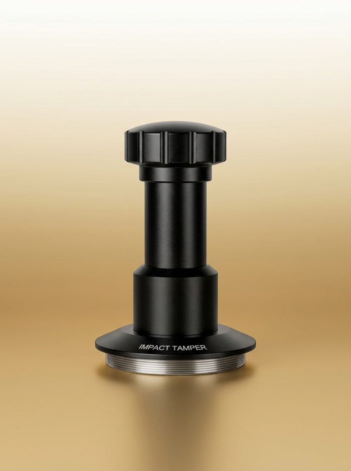 Espresso Knock Box gold-sand background