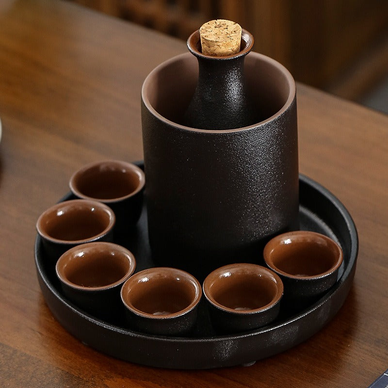 Porcelain Wine Warmer Set with Gift Box