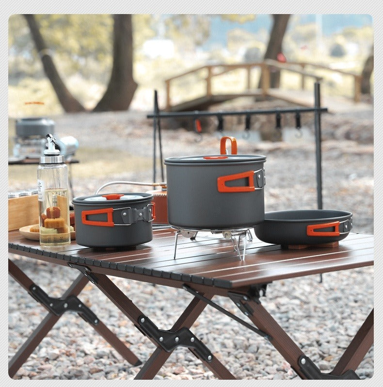 Portable Multi-Person Camping Cookware Set