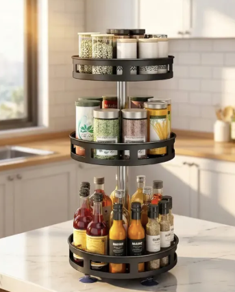 Spice Jar Display Rack