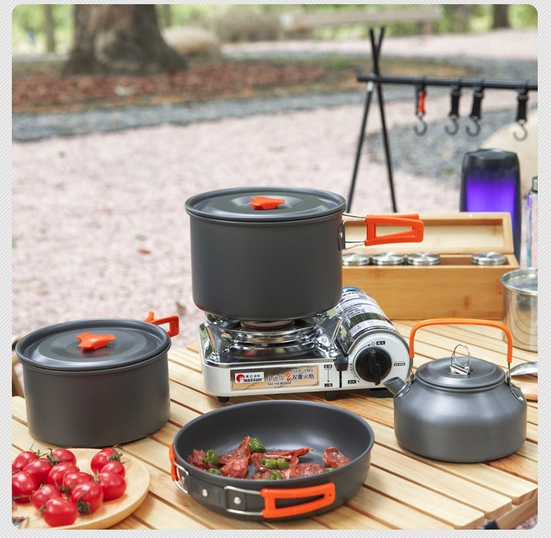 Portable Multi-Person Camping Cookware Set