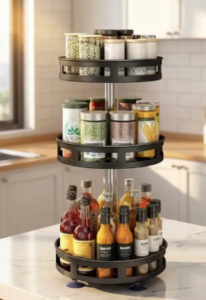 Spice Jar Display Rack
