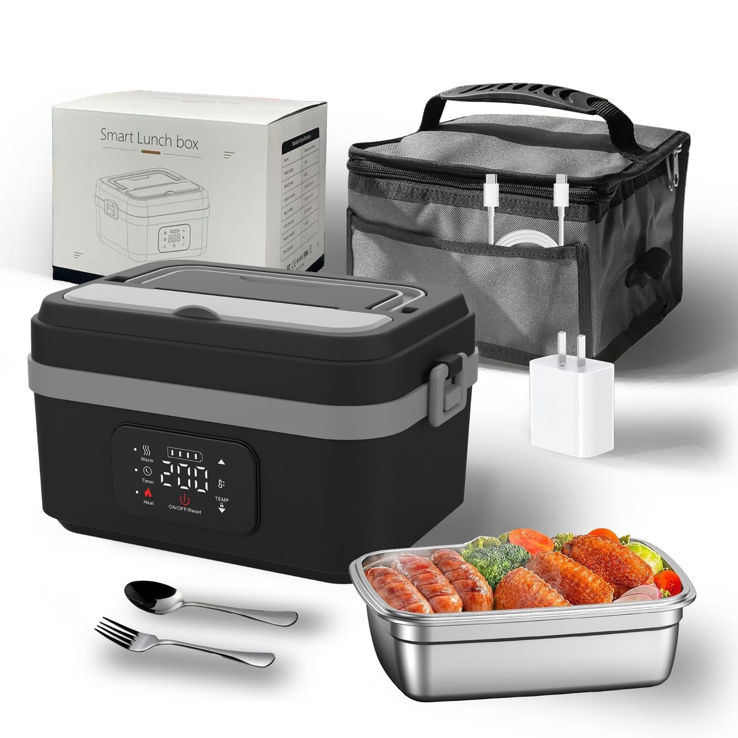Rechargeable Heated Bento Lunch Box