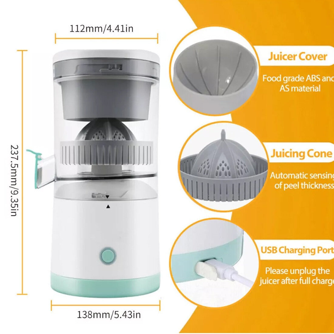 USB Rechargeable Juicer