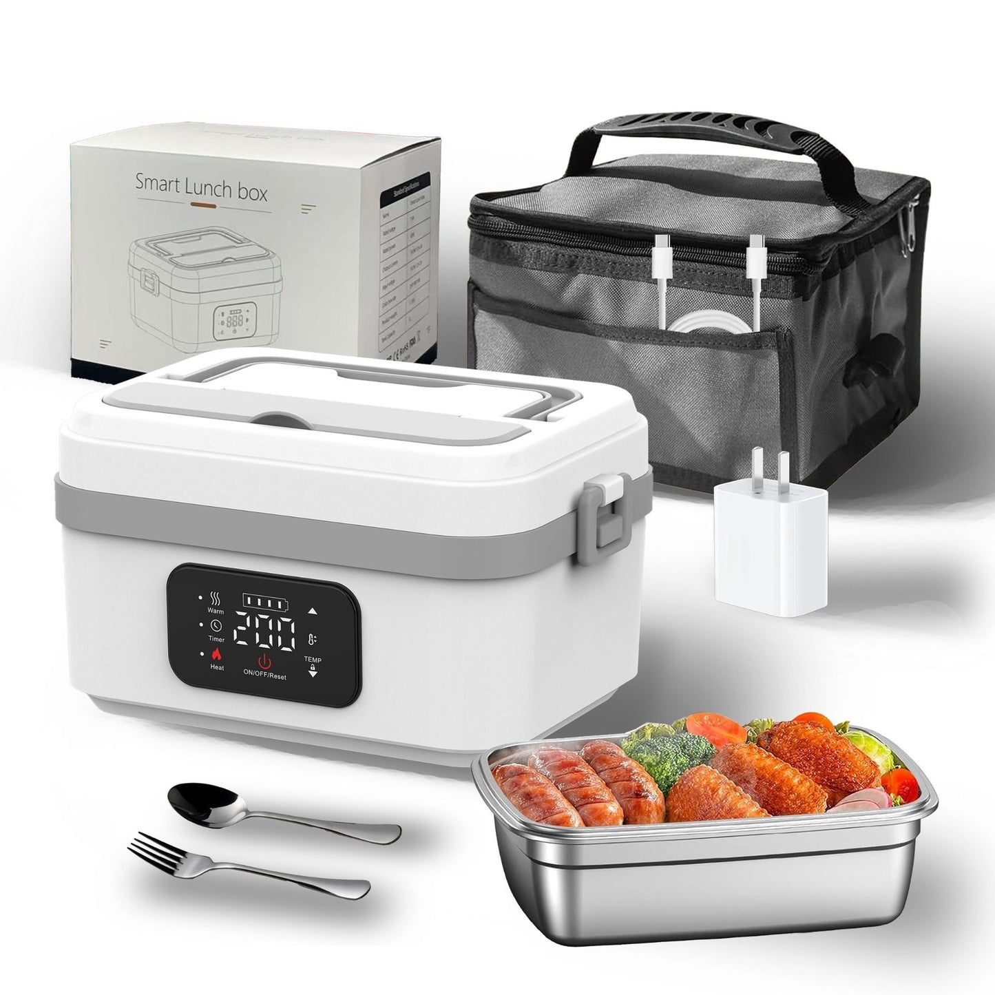 Rechargeable Heated Bento Lunch Box