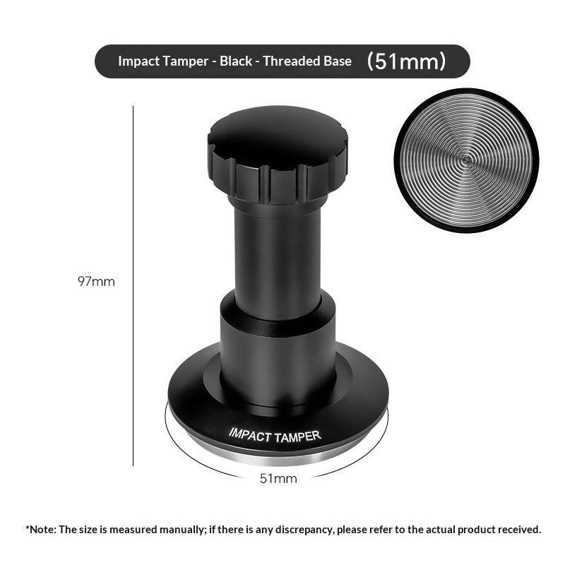 Espresso Machine with Spring-Loaded Knock Box