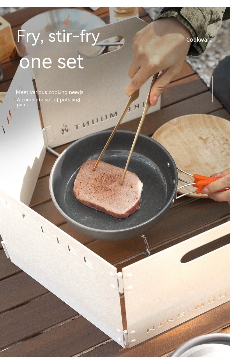 Portable Multi-Person Camping Cookware Set