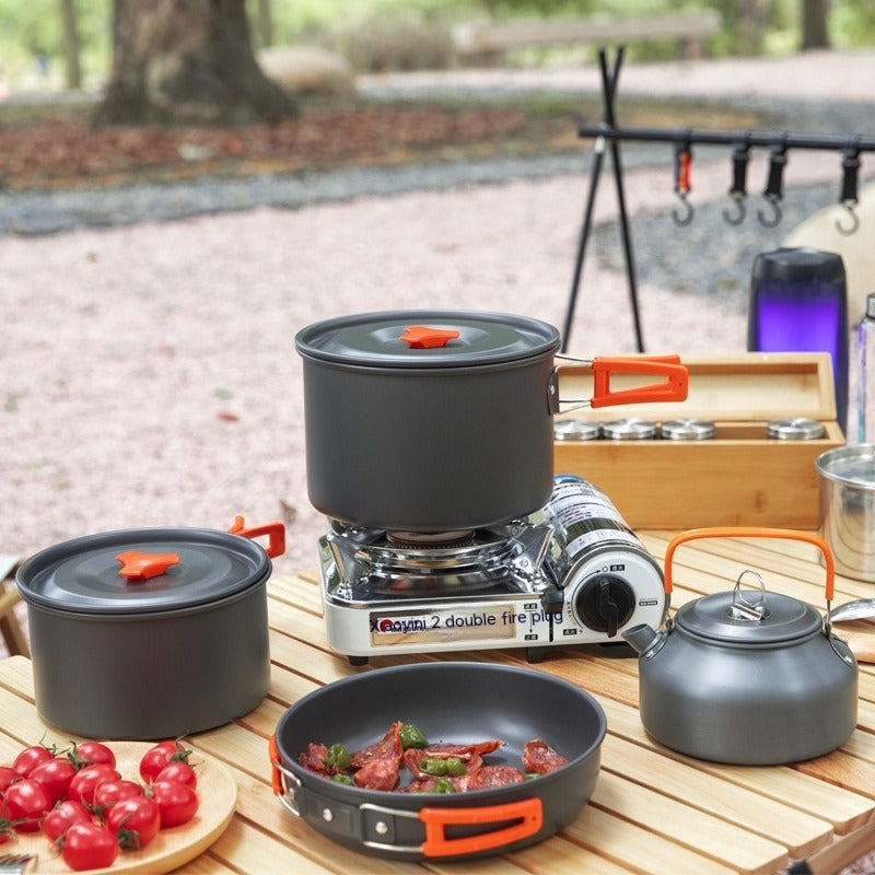Portable Multi-Person Camping Cookware Set