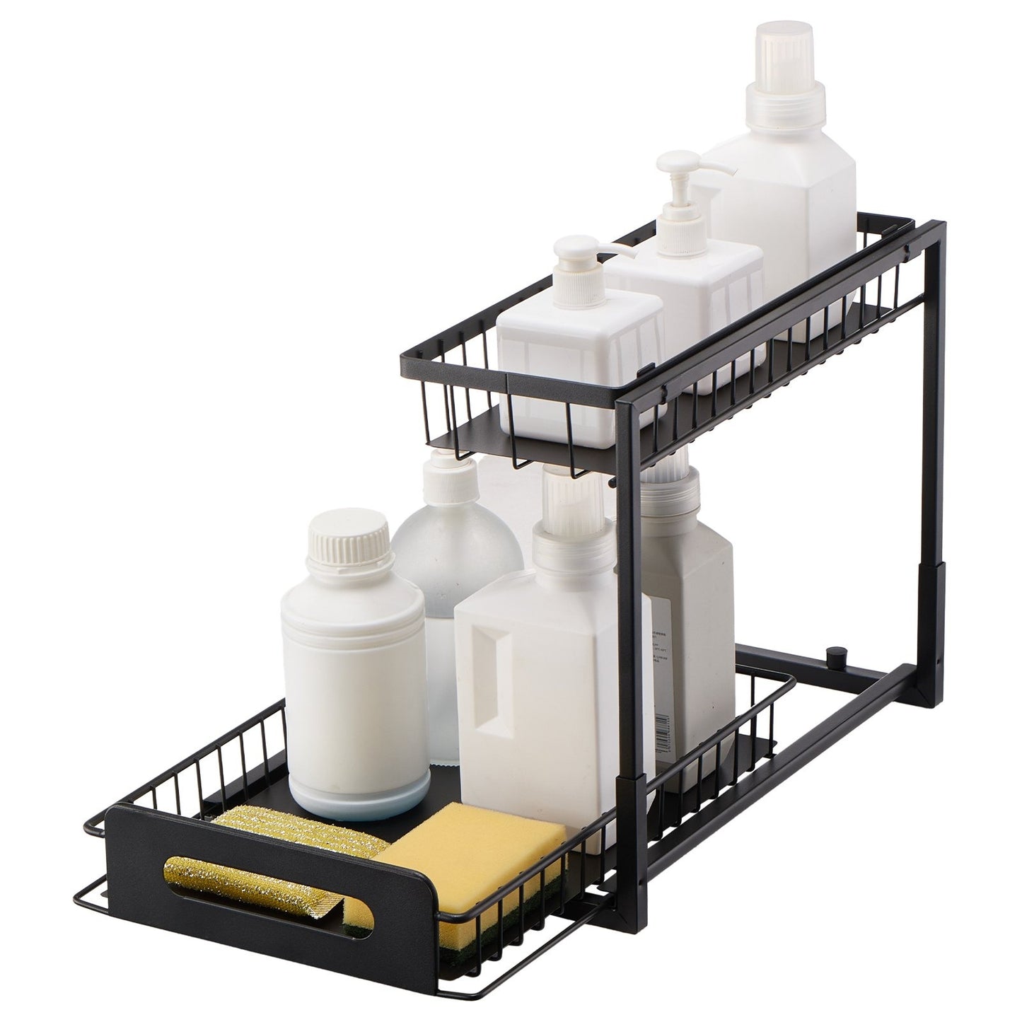 2-Tier Under Sink Cabinet Organizer Drawer Basket