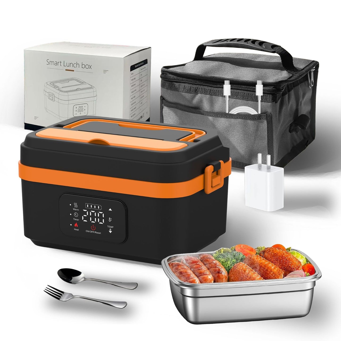 Rechargeable Heated Bento Lunch Box