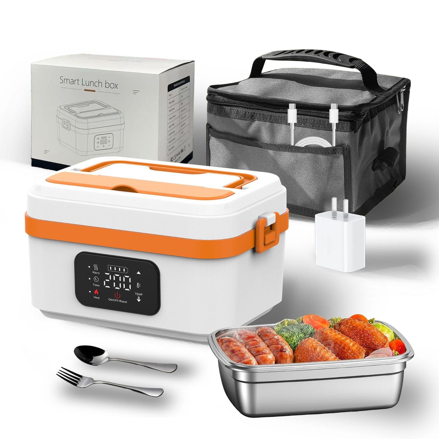 Rechargeable Heated Bento Lunch Box