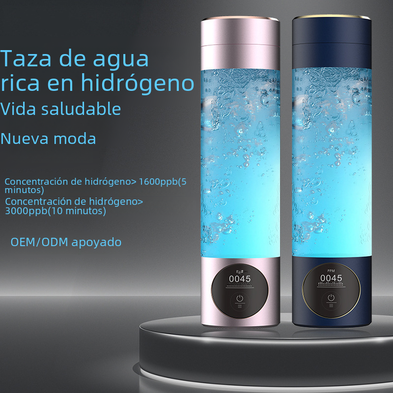 Hydrogen Water Bottle 260ml – Portable Rechargeable Hydrogen-Rich Water Generator