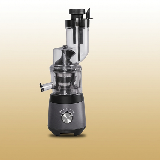 Multi-function Juicer Separator on warm gold-sand background