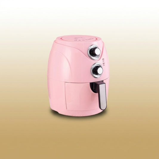 5L Air Fryer on warm gold-sand background