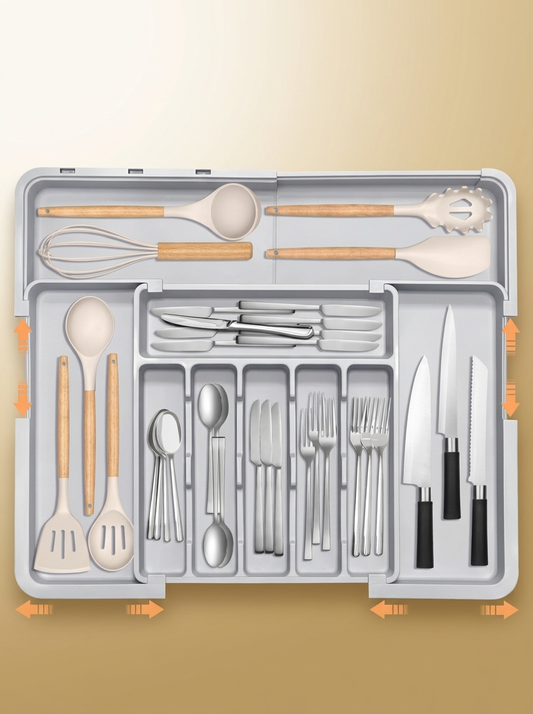 Drawer Organiser gold-sand background