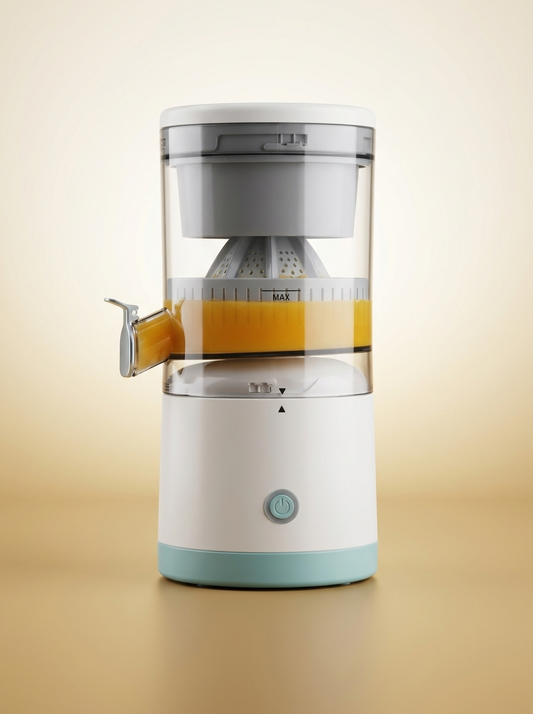 USB Juicer gold-sand background