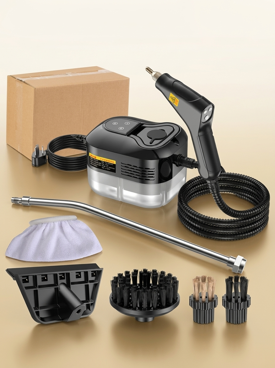 Kitchen Steam Cleaner gold-sand background