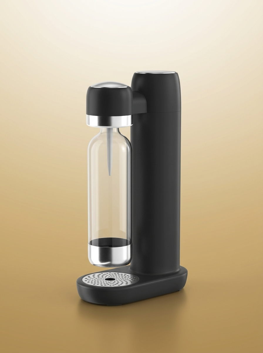 Soda Maker gold-sand background
