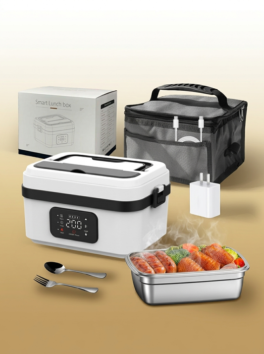 Heated Lunch Box gold-sand background