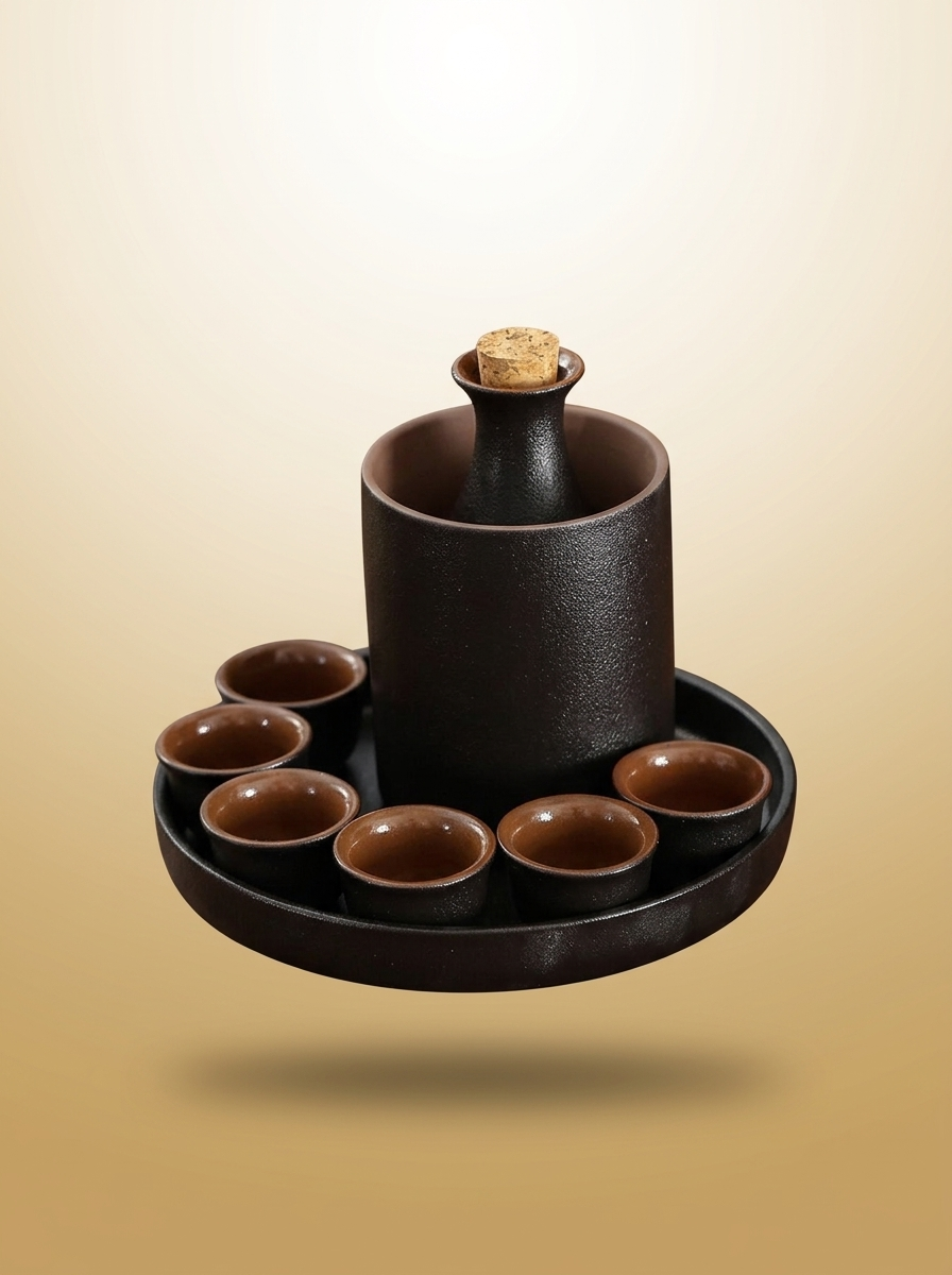 Wine Warmer gold-sand background