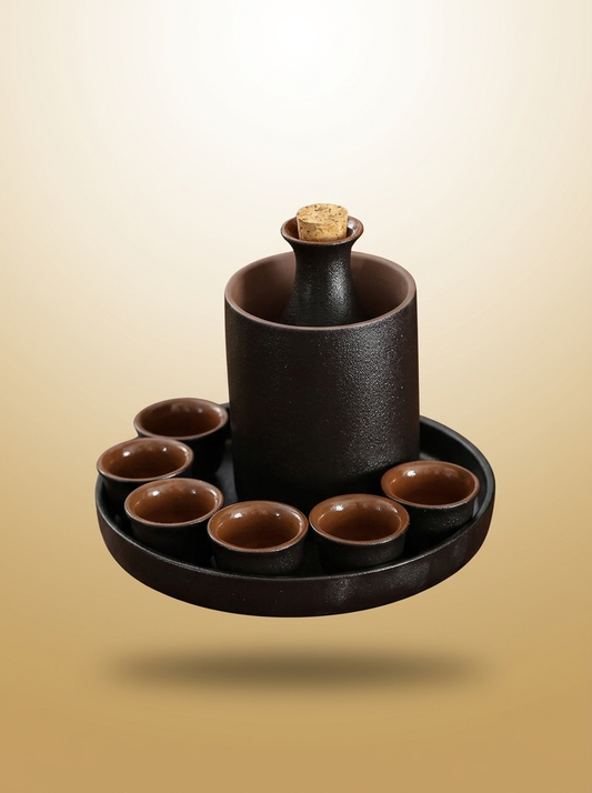 Wine Warmer gold-sand background