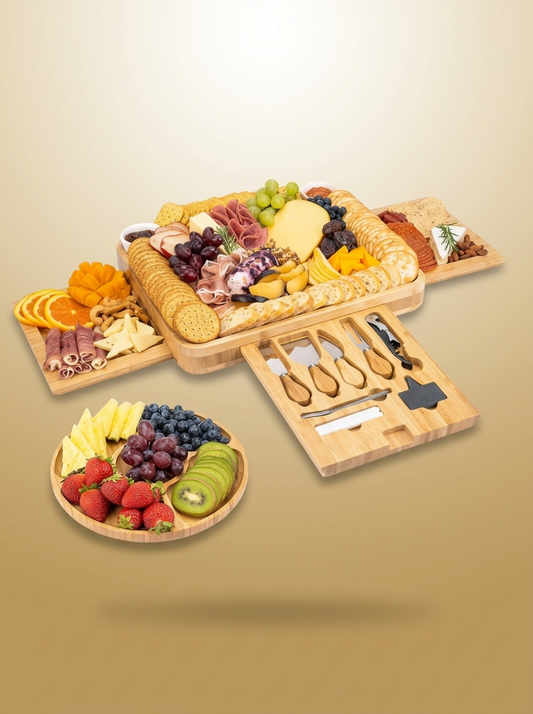 Cheese Board 2 gold-sand background