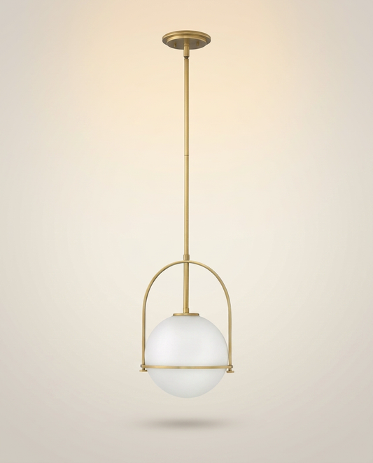 Nordic Glass Globe Mini Chandelier on a warm ivory studio backdrop